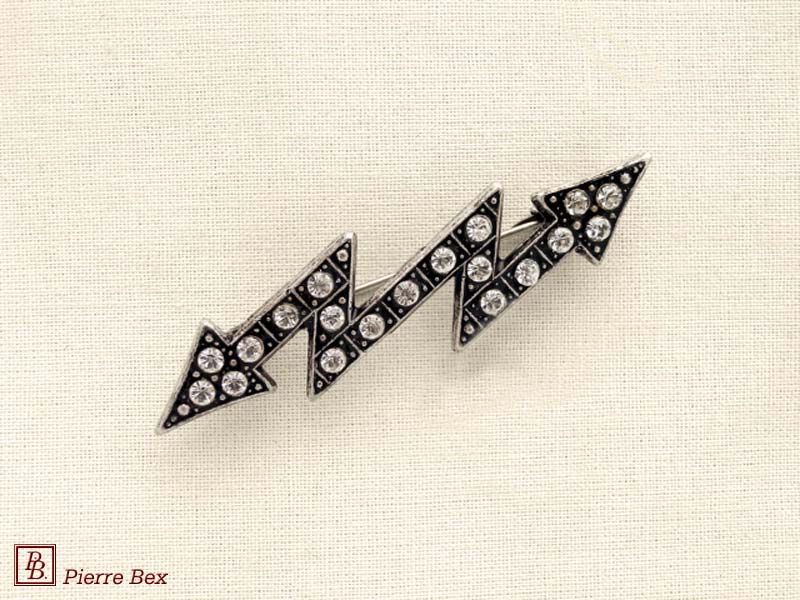 Pierre-Bex Art-Deco brooch lightning 45336-14