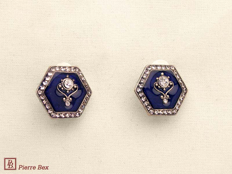 Pierre-Bex Art-Deco earclips 46655-02